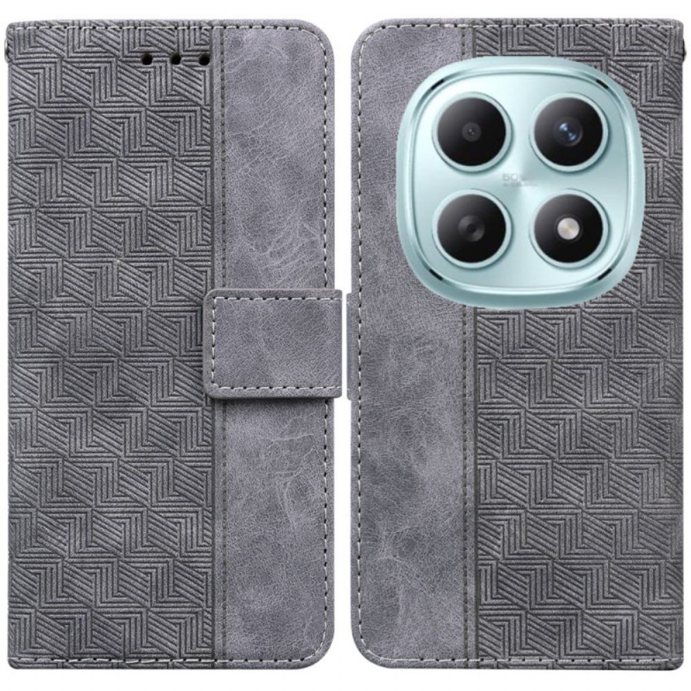 Folio-hoesje Xiaomi Redmi Note 15 5g Telefoonhoesje Geweven Patroon