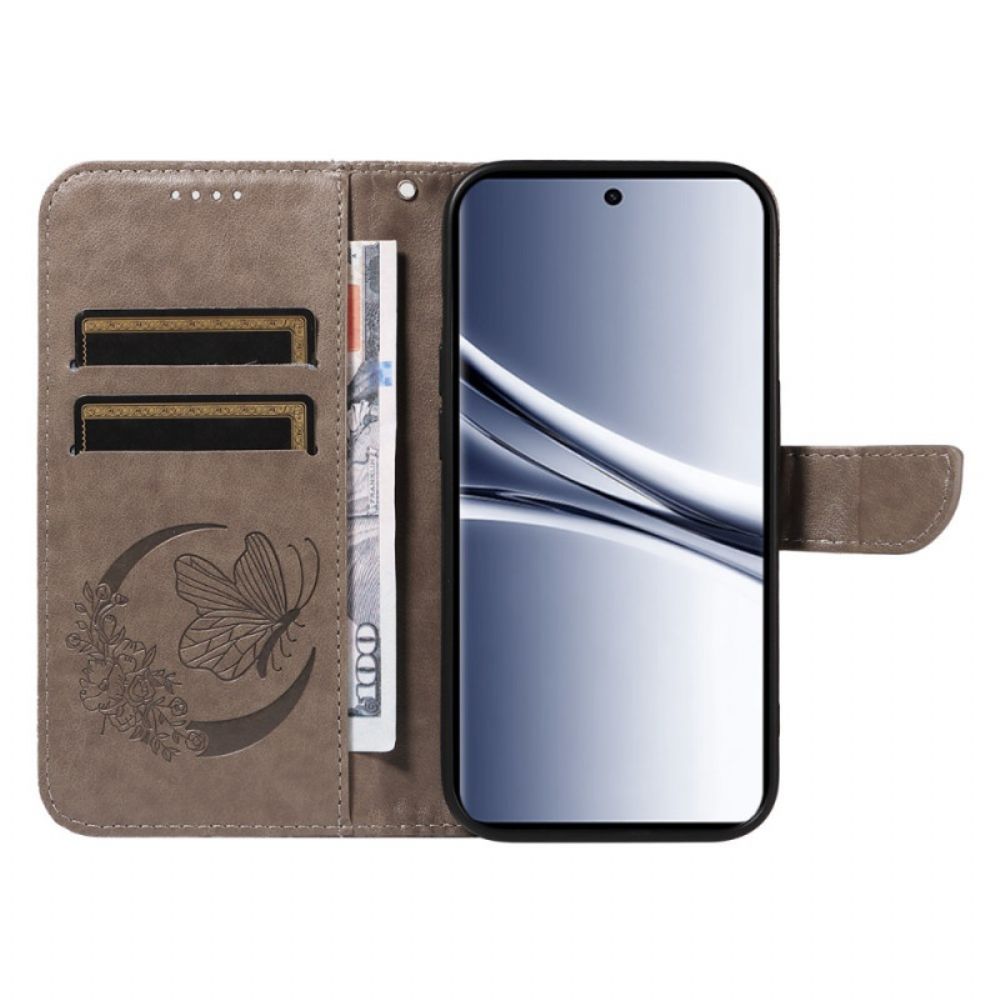 Folio-hoesje Xiaomi Redmi Note 15 5g Telefoonhoesje Grafische Vlinder