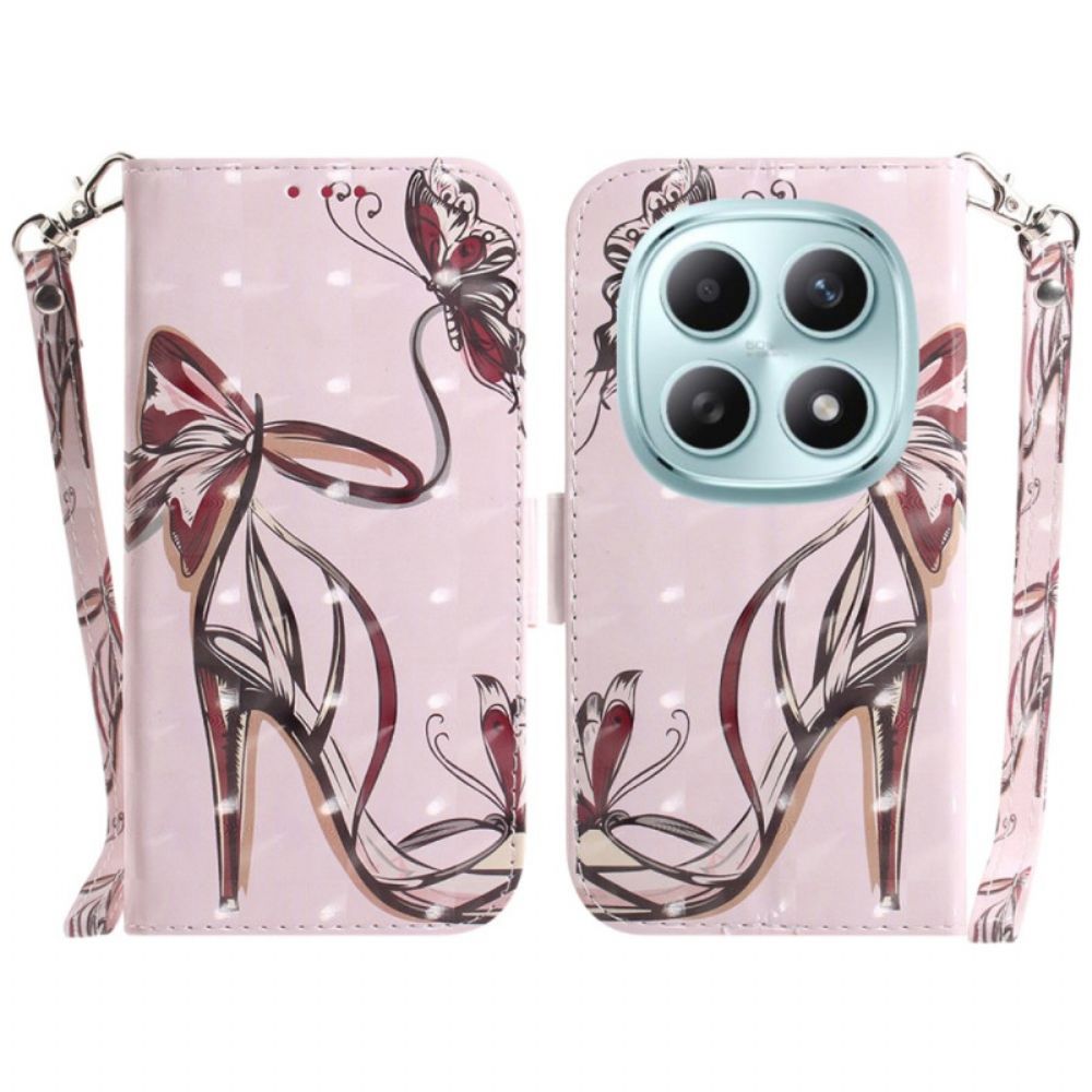 Folio-hoesje Xiaomi Redmi Note 15 5g Telefoonhoesje Hoge Hakken