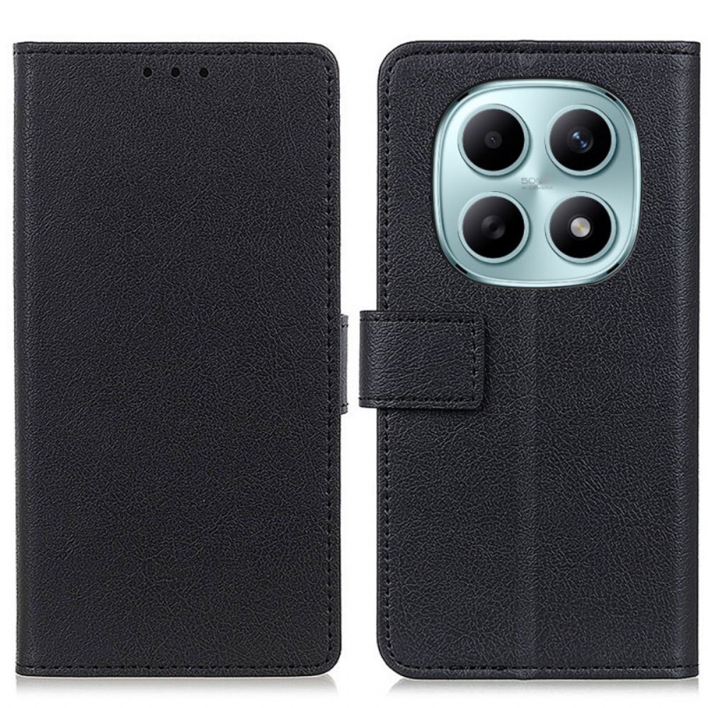 Folio-hoesje Xiaomi Redmi Note 15 5g Telefoonhoesje Klassiek Kunstleer