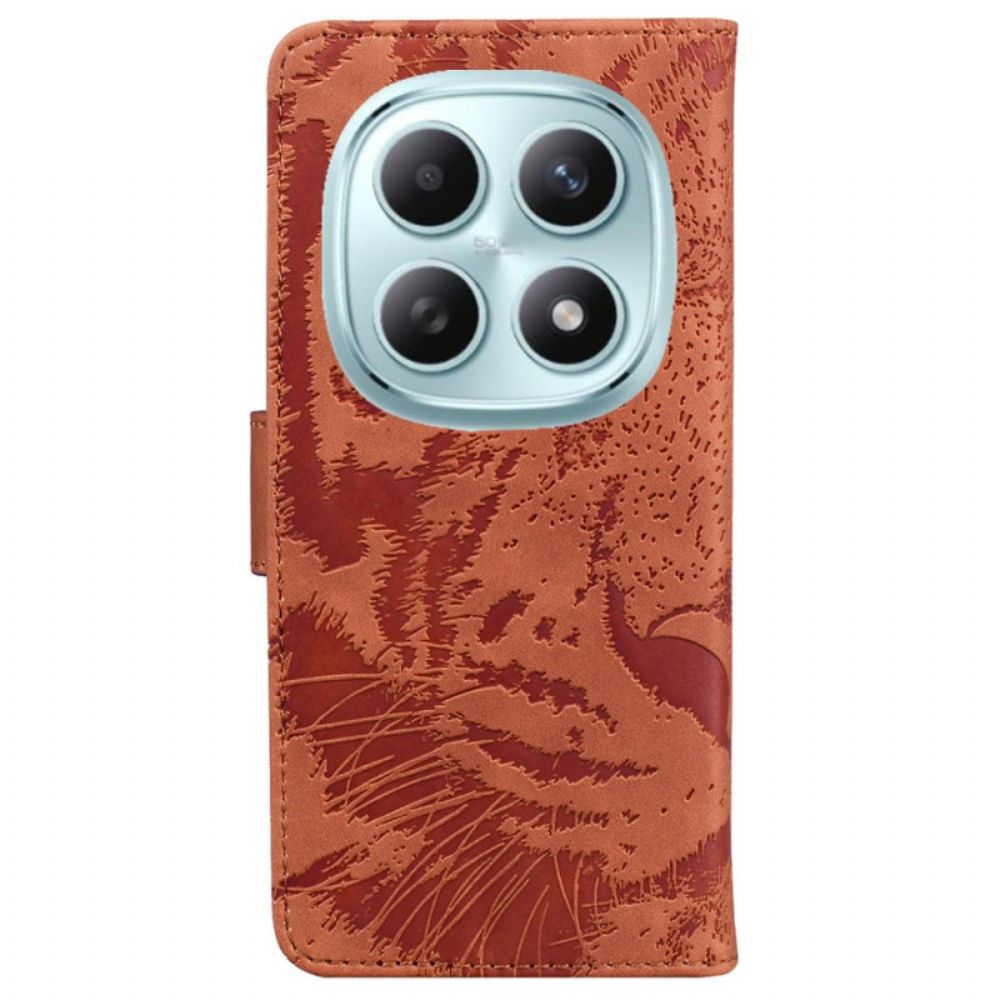 Folio-hoesje Xiaomi Redmi Note 15 5g Telefoonhoesje Tijgerprint