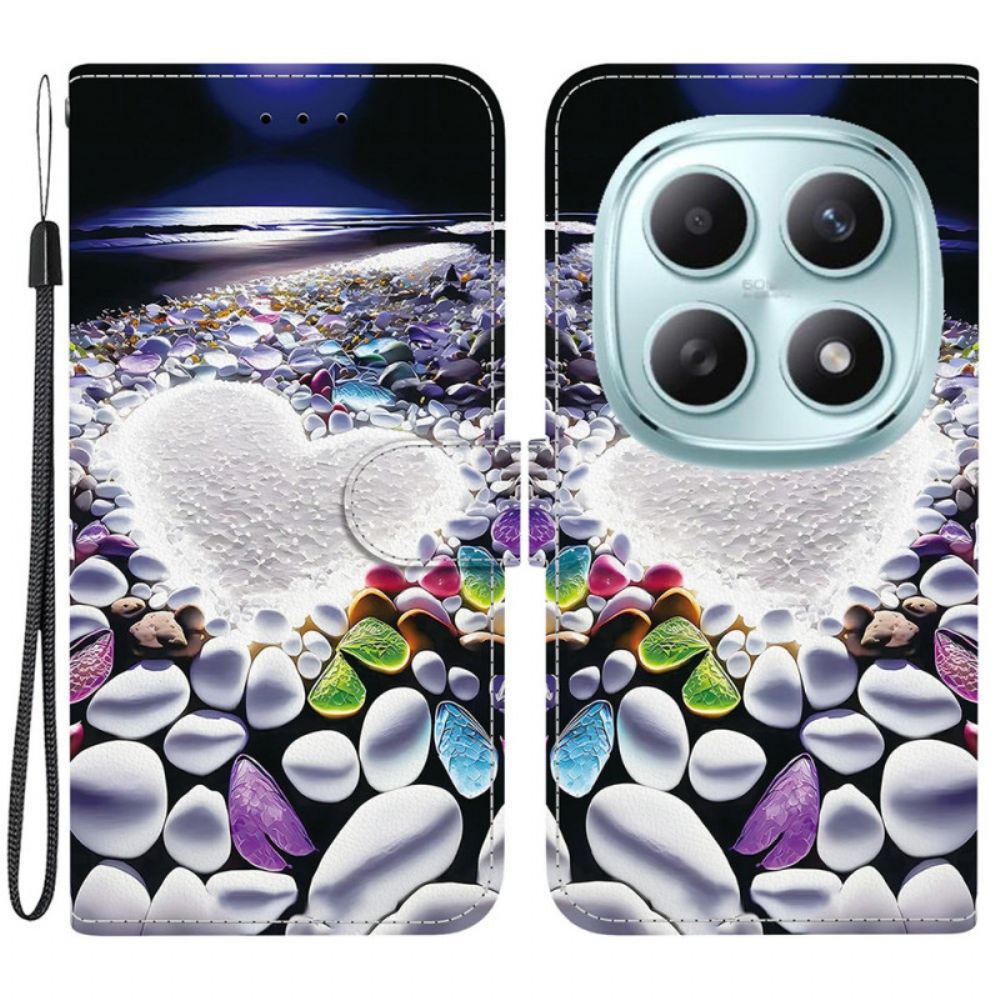 Folio-hoesje Xiaomi Redmi Note 15 5g Wit Hart