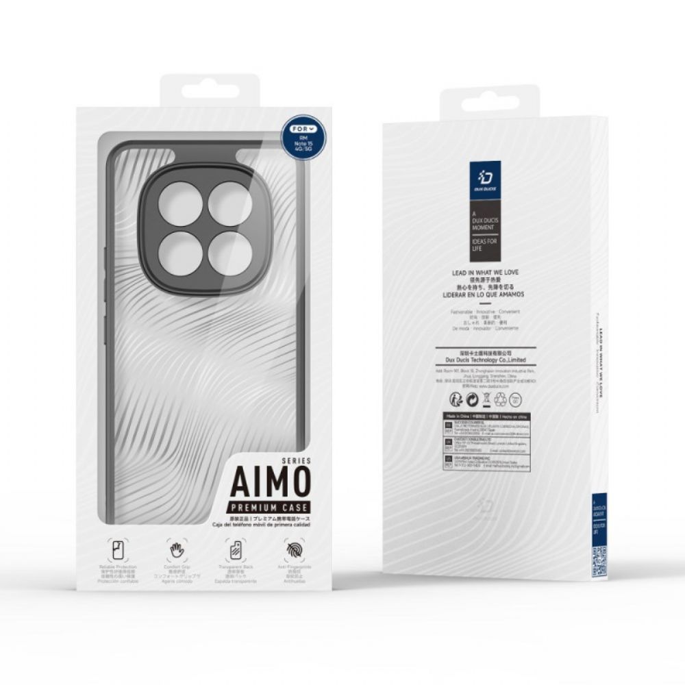 Hoesje Xiaomi Redmi Note 15 5g Aimo-serie Dux Ducis Bescherming Hoesje