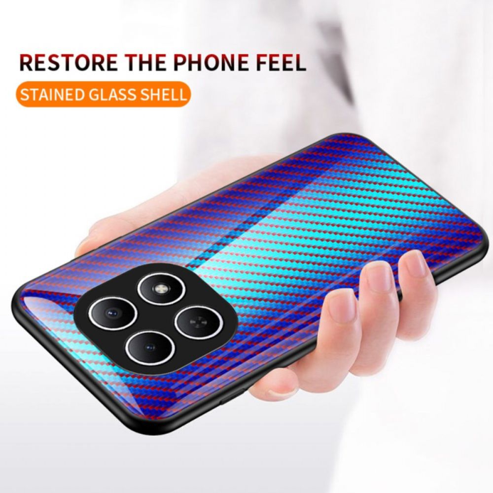 Hoesje Xiaomi Redmi Note 15 5g Gehard Glas Met Koolstofvezel Bescherming Hoesje
