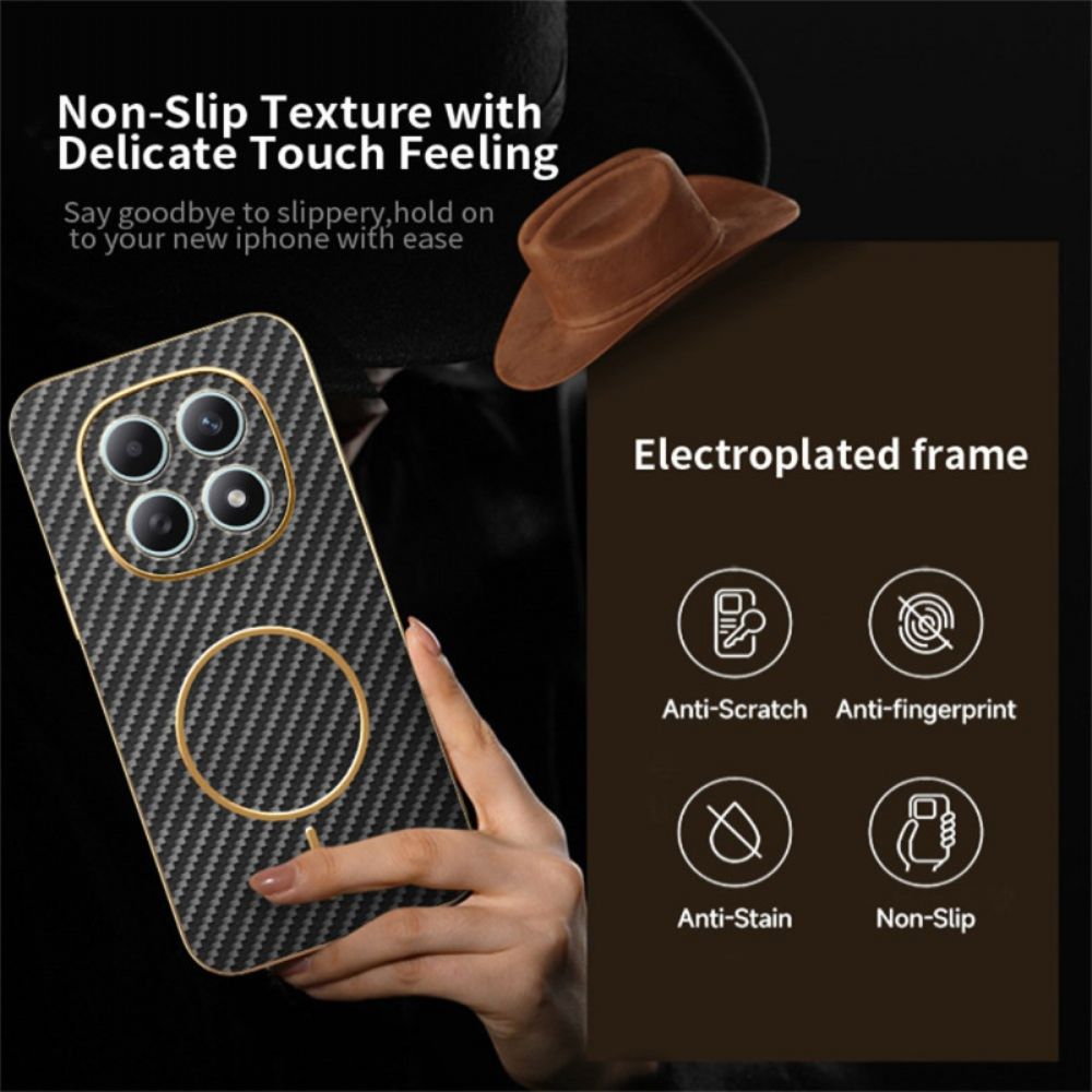 Hoesje Xiaomi Redmi Note 15 5g Koolstofvezeltextuur Bescherming Hoesje