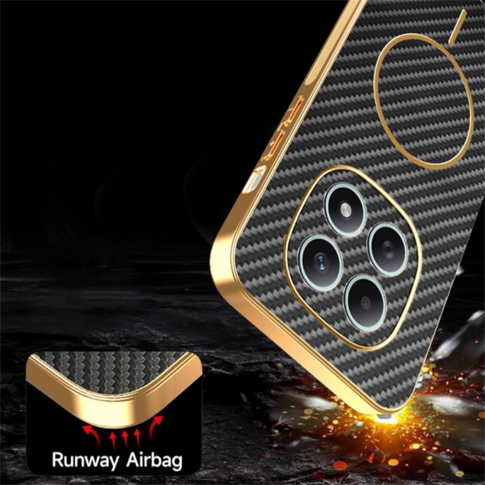 Hoesje Xiaomi Redmi Note 15 5g Koolstofvezeltextuur Bescherming Hoesje