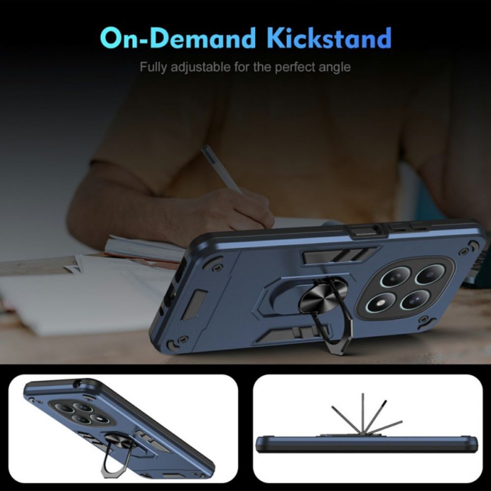 Hoesje Xiaomi Redmi Note 15 5g Ringhouder En Verstevigde Bescherming Bescherming Hoesje