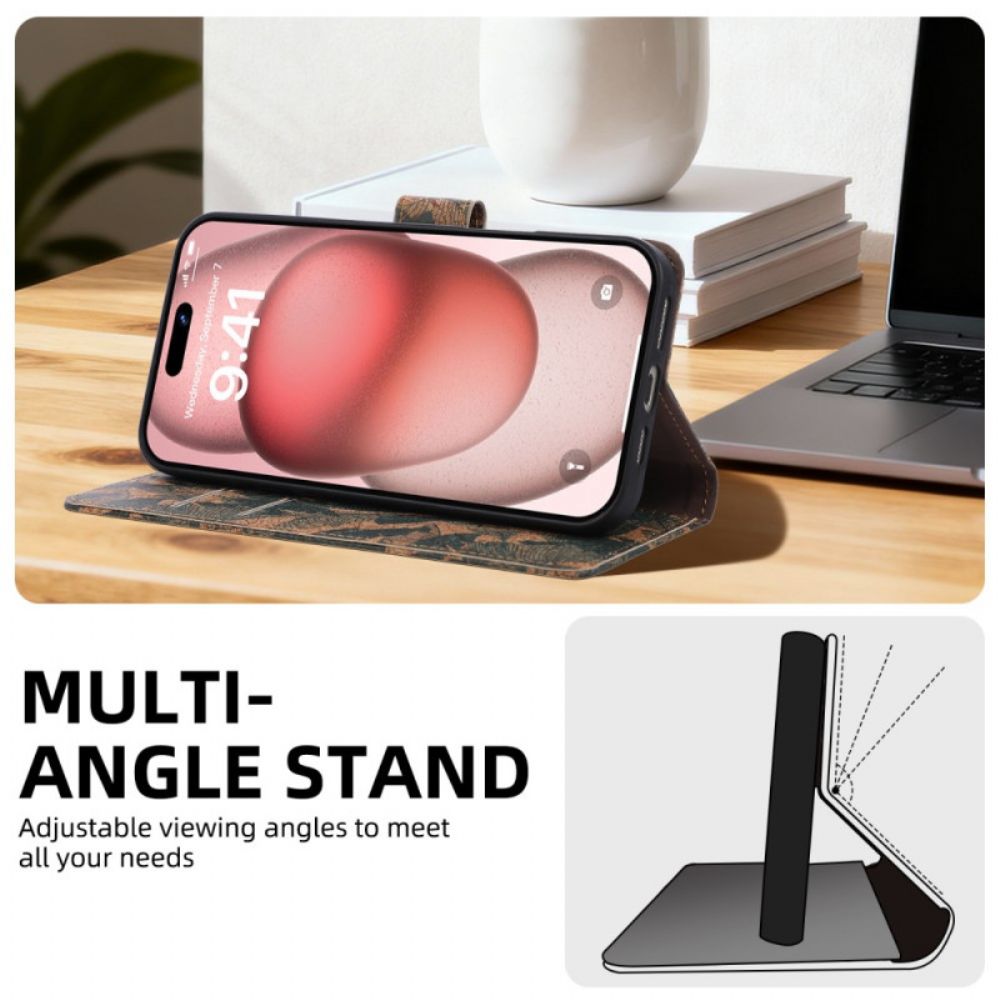 Leren Hoesje Voor Xiaomi Redmi Note 15 5g Bohemian