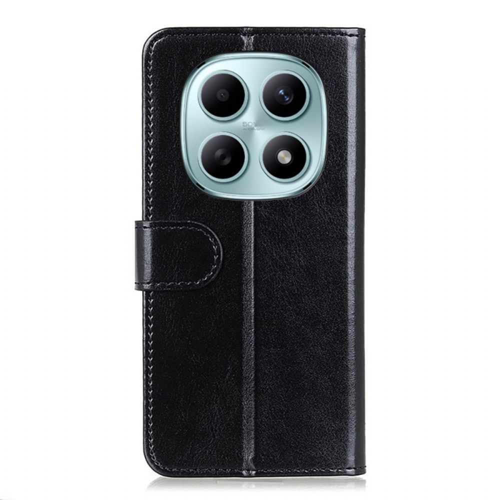 Leren Hoesje Voor Xiaomi Redmi Note 15 5g Lakleer