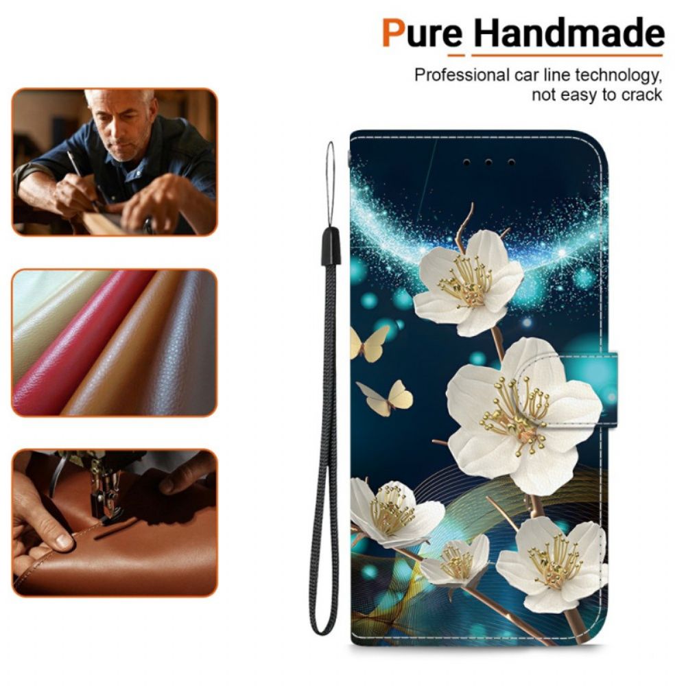 Leren Hoesje Voor Xiaomi Redmi Note 15 5g Magnolia's
