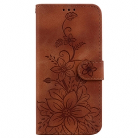 Leren Hoesje Xiaomi Redmi Note 15 5g Fleur-de-lis