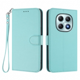 Leren Hoesje Xiaomi Redmi Note 15 5g Kunstleer