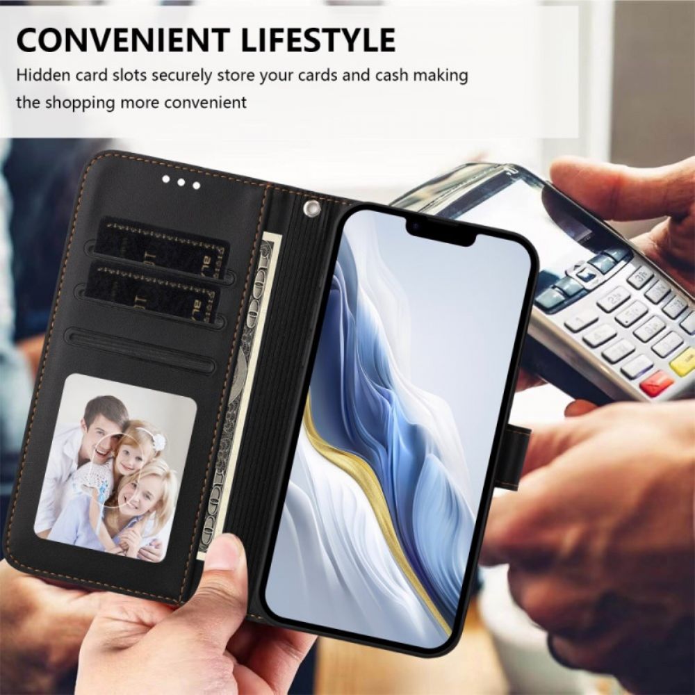 Leren Hoesje Xiaomi Redmi Note 15 5g Kunstleer