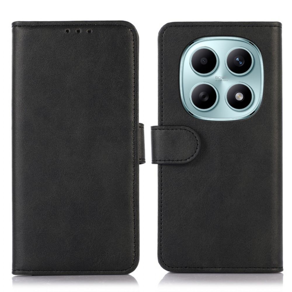 Leren Hoesje Xiaomi Redmi Note 15 5g Leer-effect Bescherming Hoesje