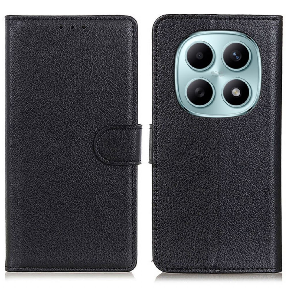 Leren Hoesje Xiaomi Redmi Note 15 5g Traditioneel Kunstleer Bescherming Hoesje