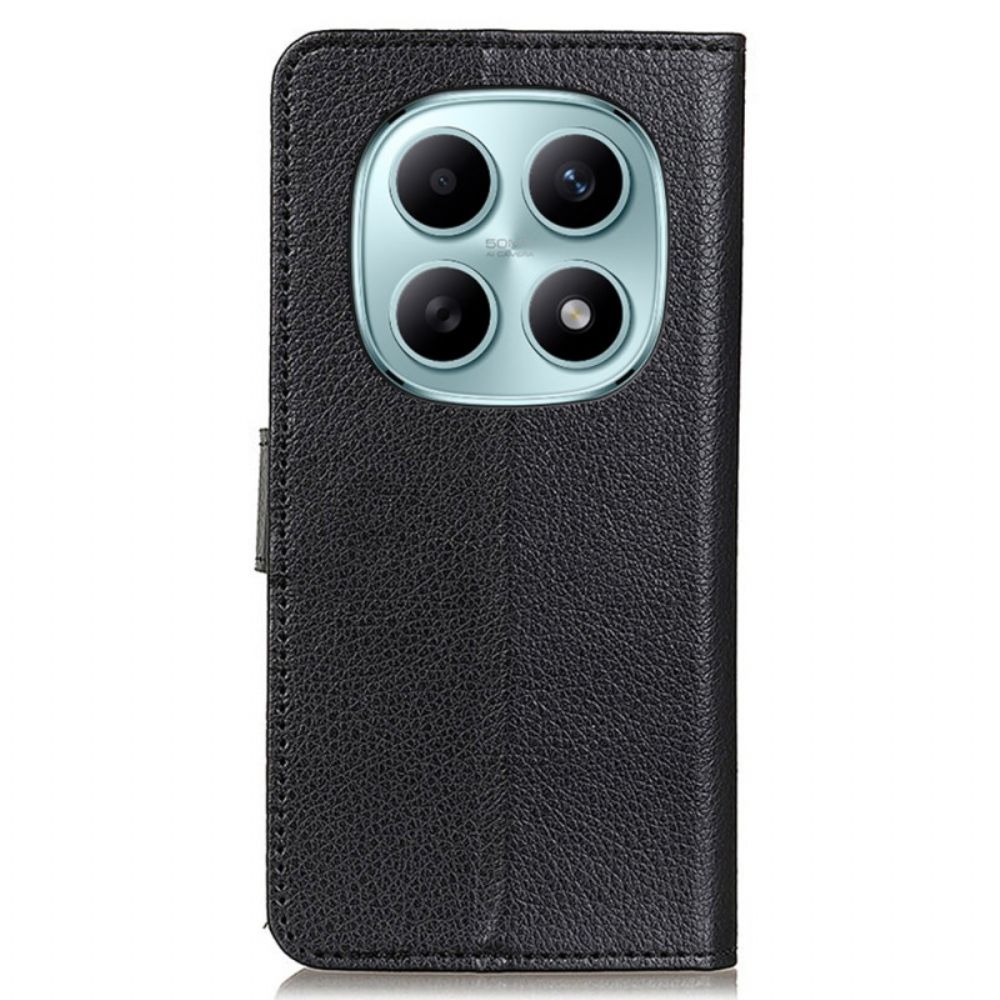 Leren Hoesje Xiaomi Redmi Note 15 5g Traditioneel Kunstleer Bescherming Hoesje