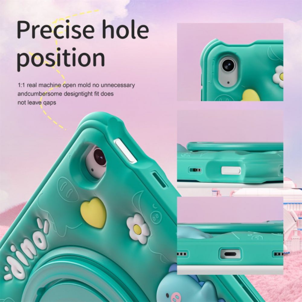 Cover Hoesje iPad (2025) Telefoonhoesje Meerlaags Met Schouderband