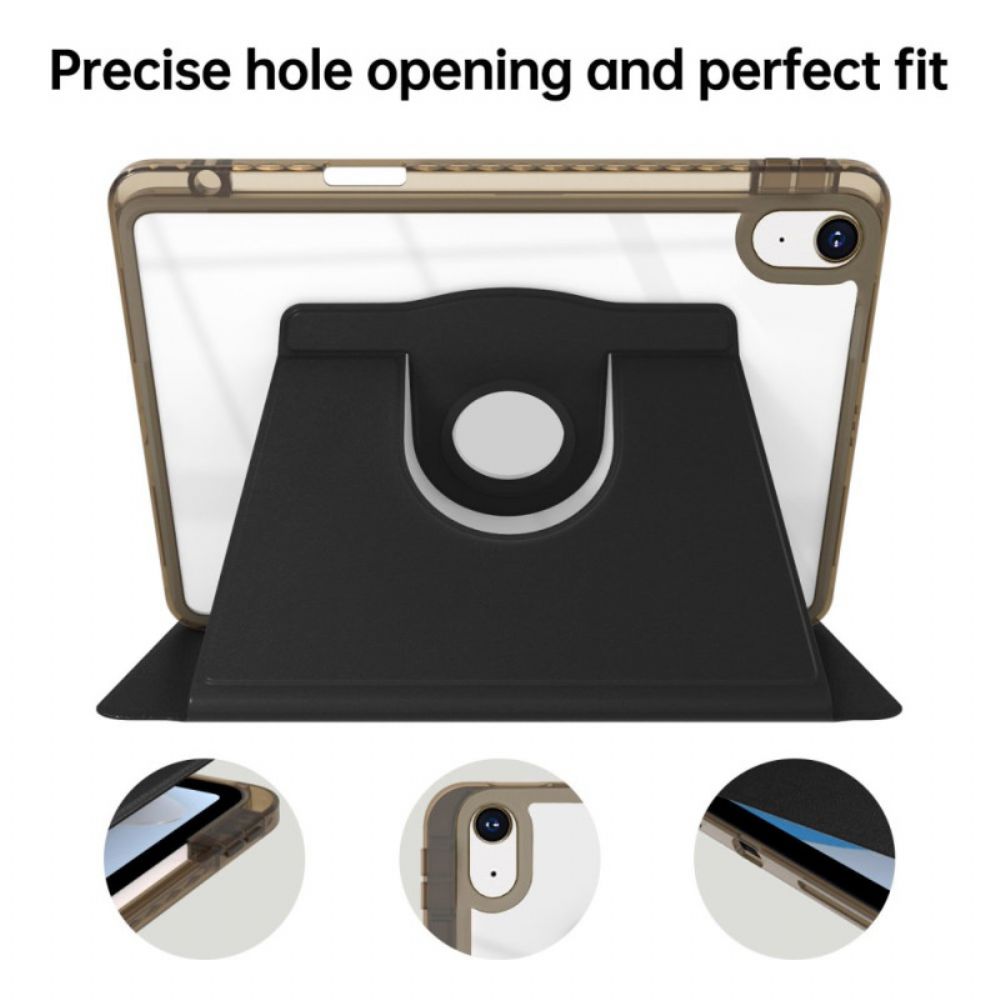 Cover iPad (2025) Draaiende Pastelkleur Bescherming Hoesje