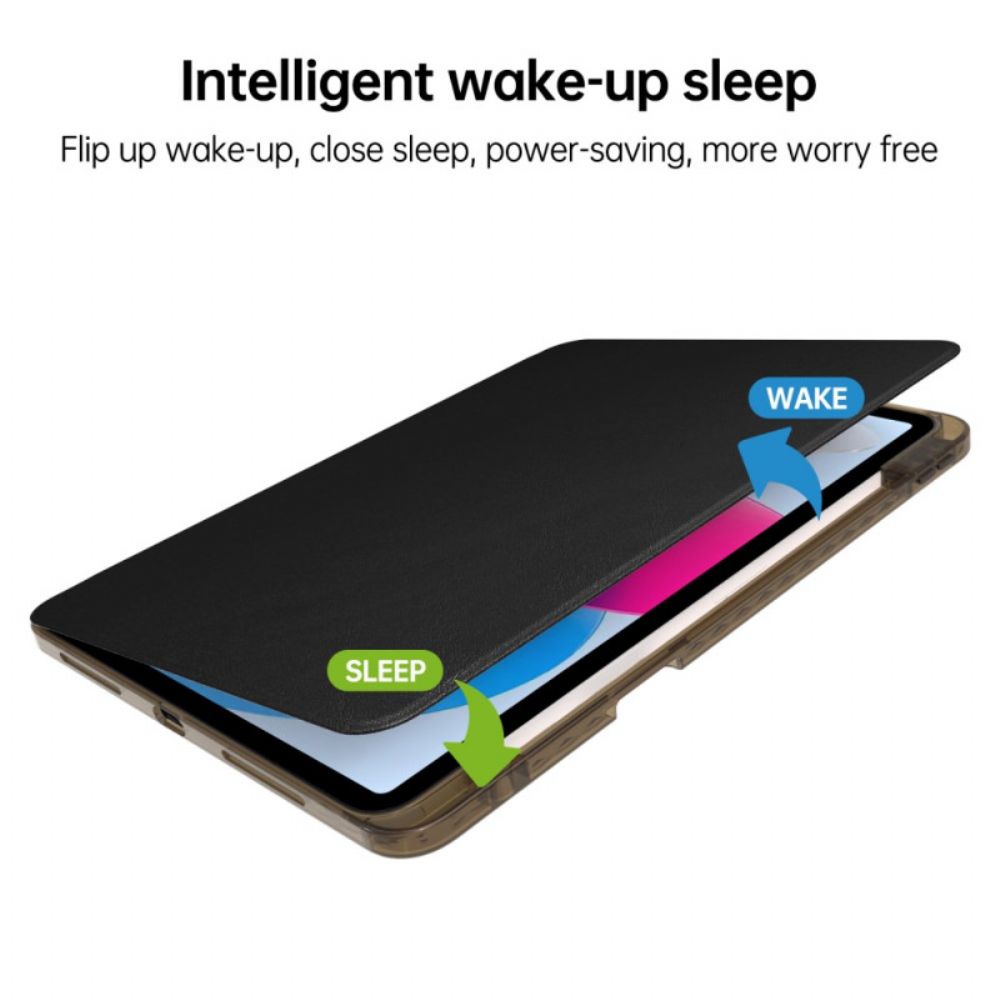 Cover iPad (2025) Draaiende Pastelkleur Bescherming Hoesje