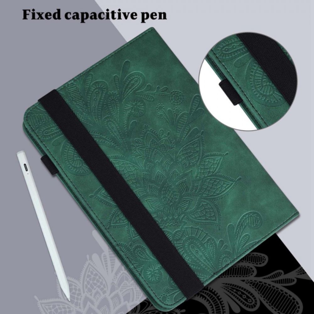 Cover iPad (2025) Mandala Bloem Bescherming Hoesje