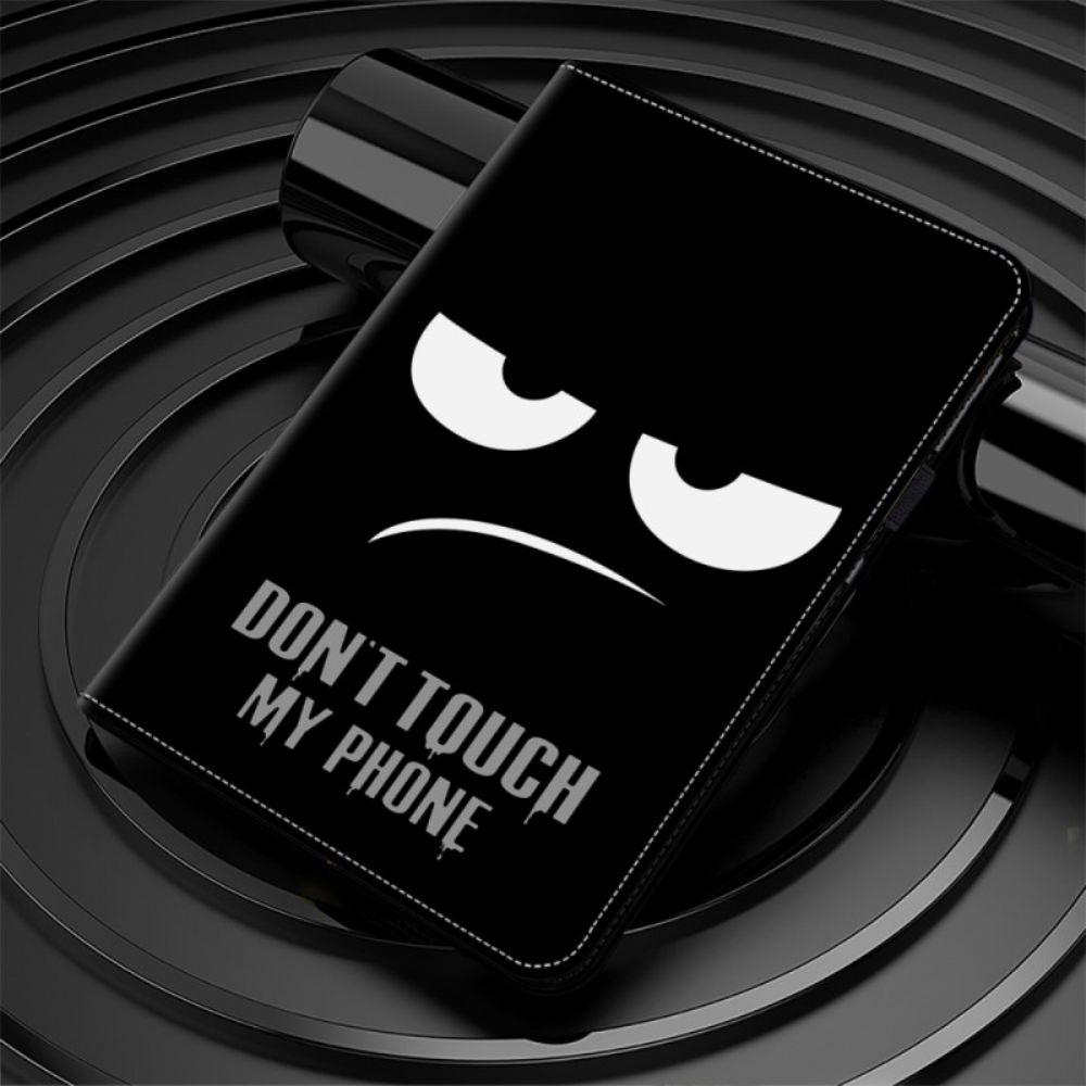 Cover iPad (2025) Raak Mijn Telefoon Niet Aan Bescherming Hoesje