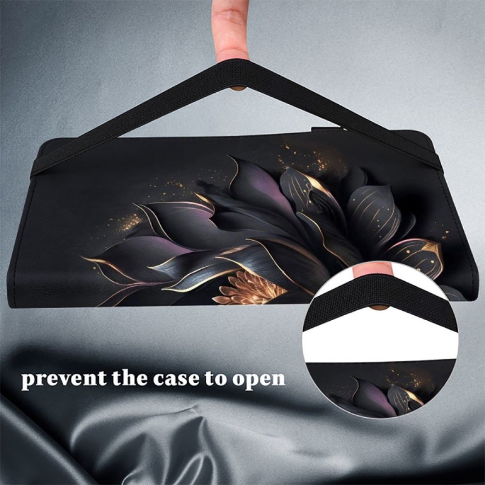 Cover iPad (2025) Zwarte Roos