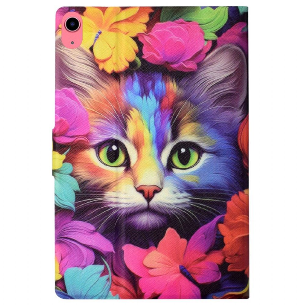 Cover Voor iPad (2025) Roze Kitten