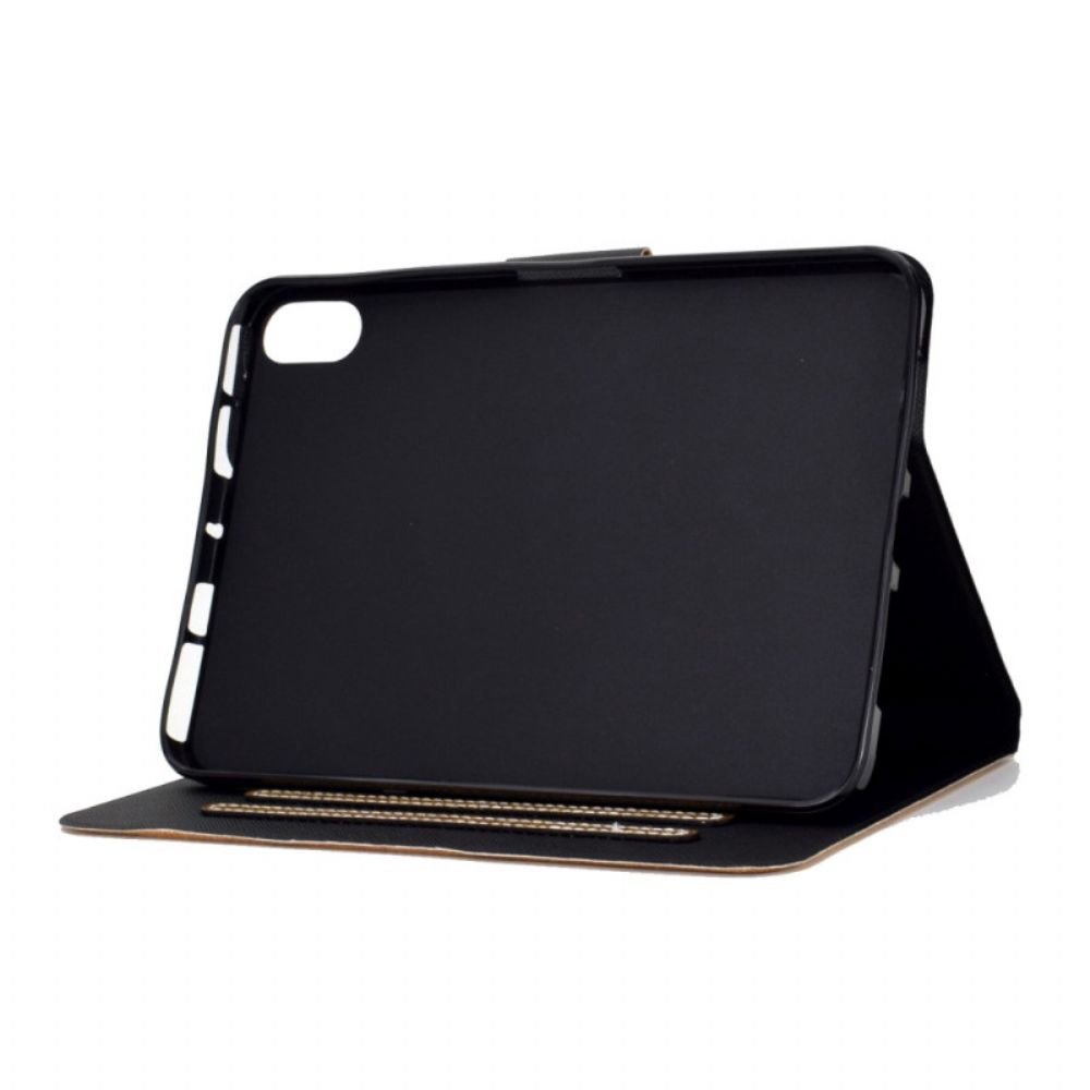 Flip Case Leren iPad (2025) Pailletten