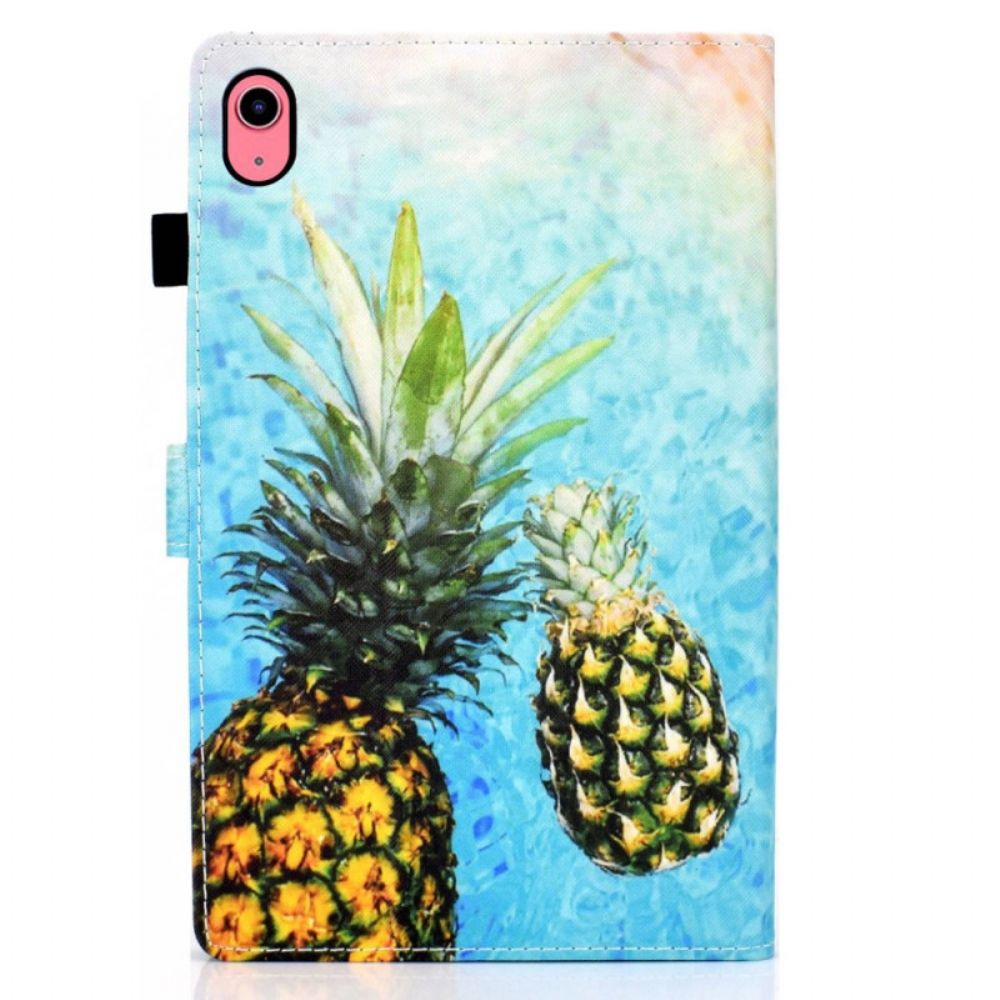 Folio-hoesje iPad (2025) Telefoonhoesje Grafische Ananas