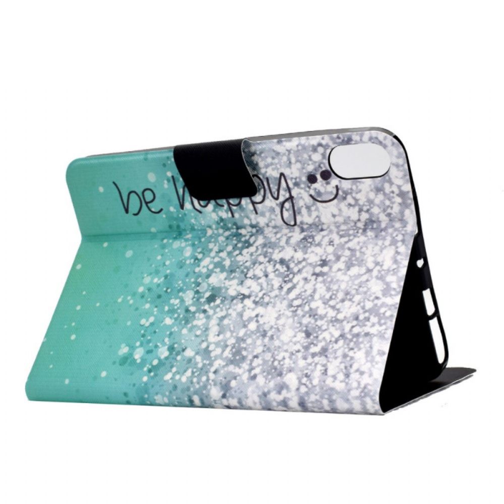 Folio-hoesje iPad (2025) Telefoonhoesje Wees Gelukkig