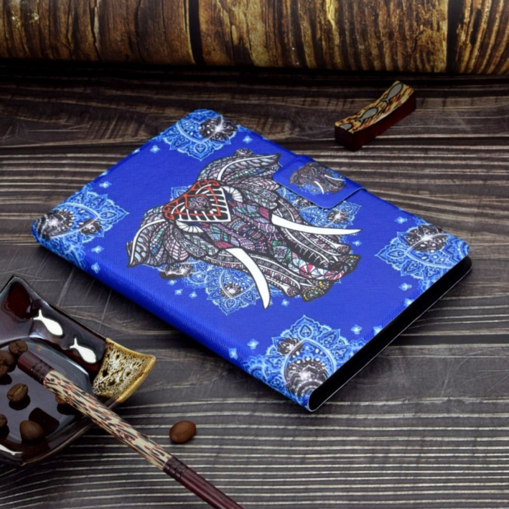 Folio-hoesje iPad (2025) Tribale Olifant