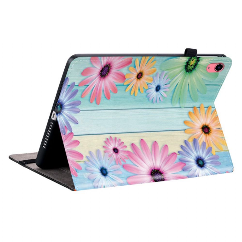 Hoesje Case iPad (2025) Kleurrijke Zonnebloemen