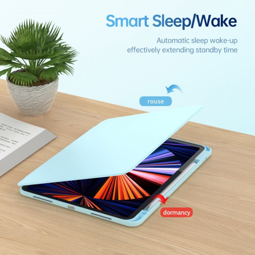 Hoesje Case iPad (2025) Telefoonhoesje Draaibare Standaard En Pastelkleurige Hoes