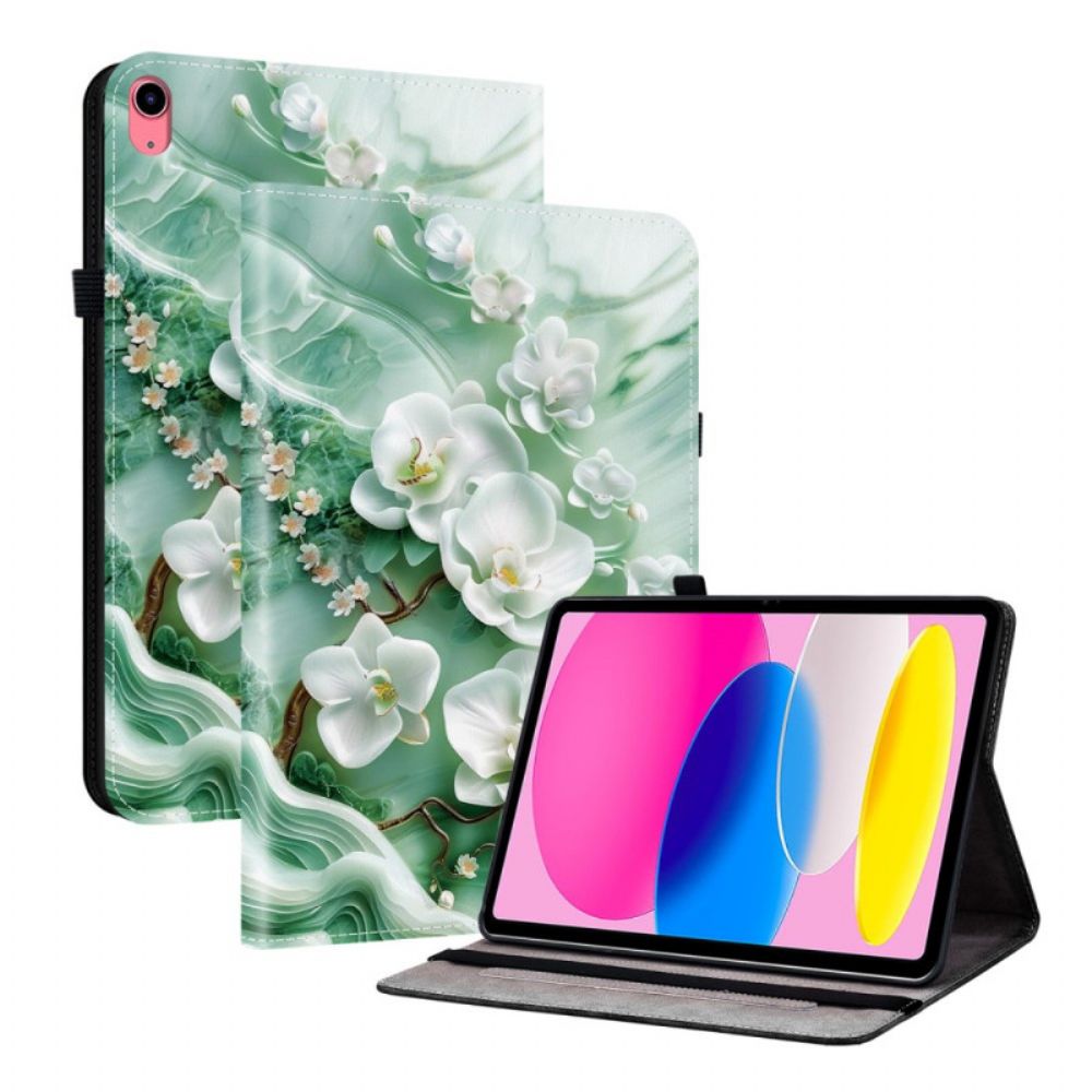 Hoesje Case iPad (2025) Telefoonhoesje Jadebloemen