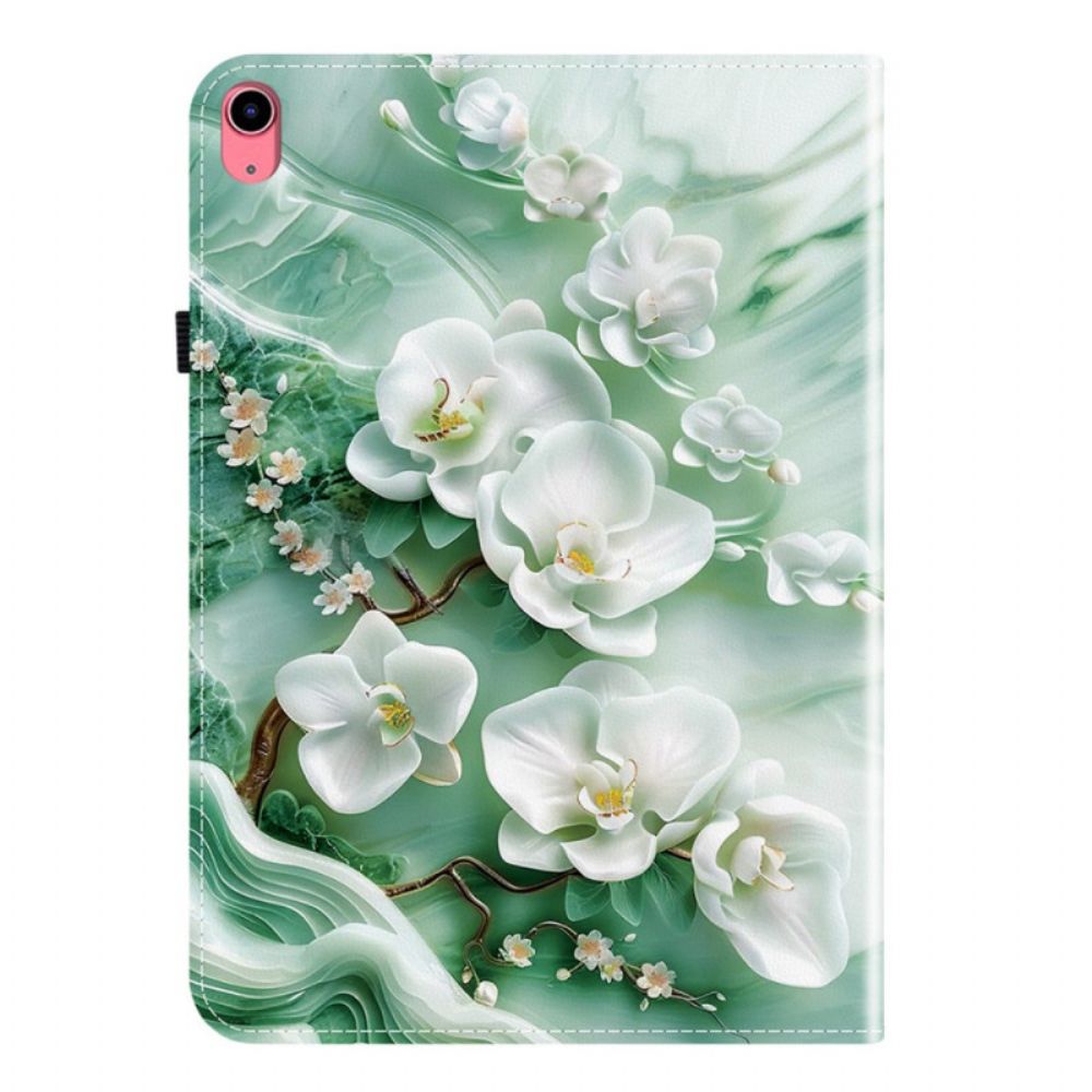 Hoesje Case iPad (2025) Telefoonhoesje Jadebloemen