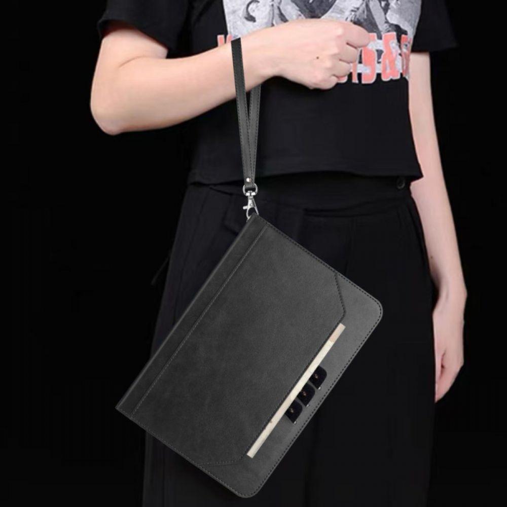 Hoesje Case iPad (2025) Telefoonhoesje Portemonnee En Handsfree Standaard