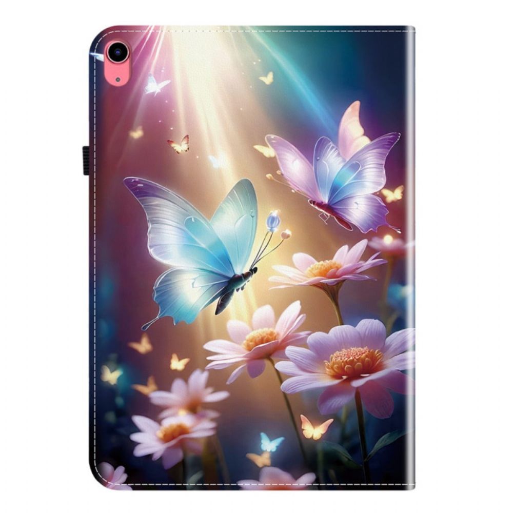 Hoesje Case iPad (2025) Vlinders In Het Licht