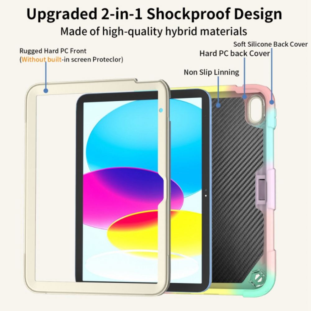 Hoesje iPad (2025) Duurzame Vlinder Schouderband