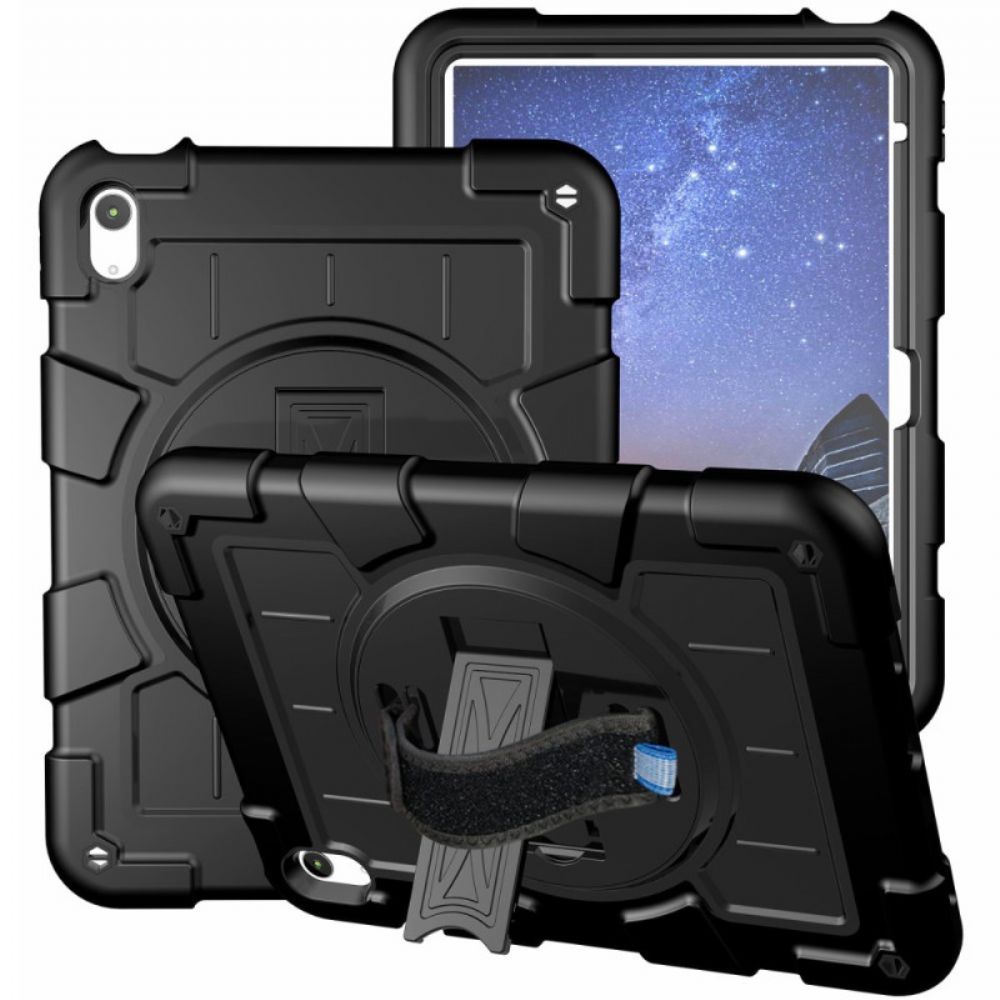 Hoesje iPad (2025) Stevige Draaibare Riem En Standaard