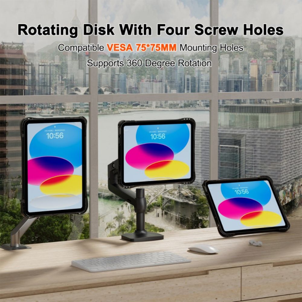 Hoesje iPad (2025) Transparante Geïntegreerde Standaard Bescherming Hoesje