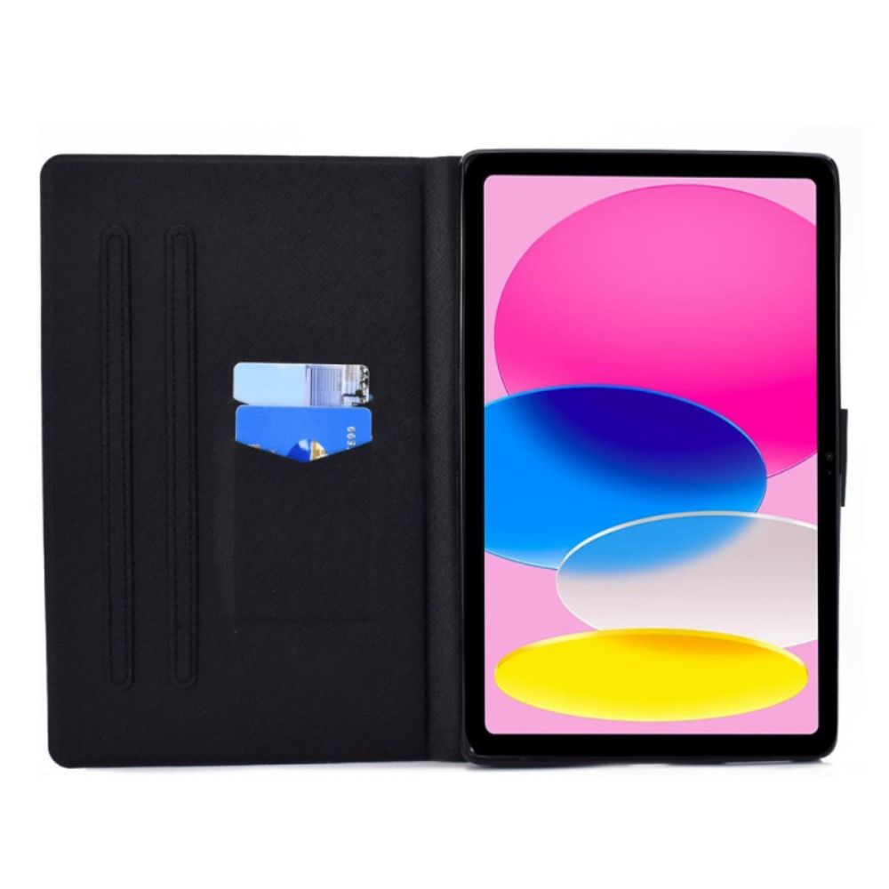 Leren Hoesje iPad (2025) Abstractie