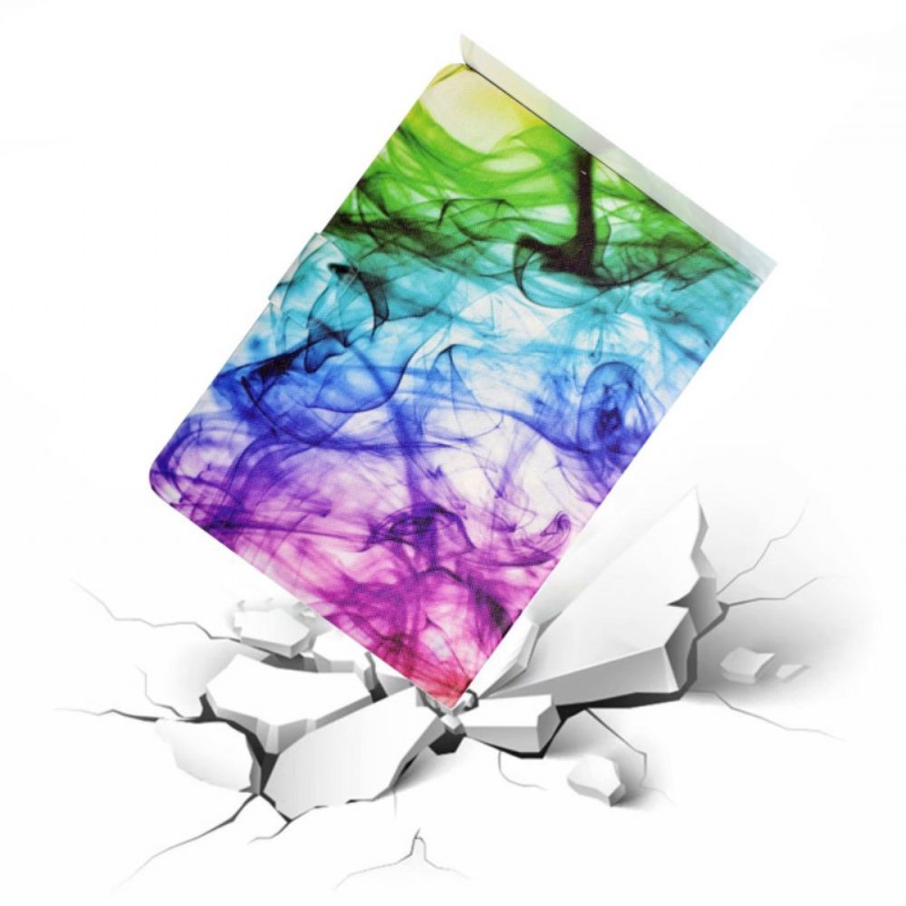 Leren Hoesje iPad (2025) Abstractie