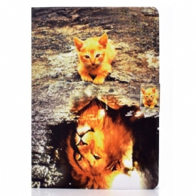 Leren Hoesje iPad (2025) Katachtig