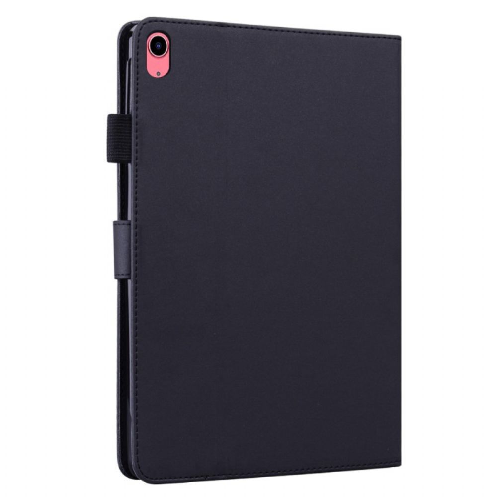 Leren Hoesje Voor iPad (2025) Leuke Sluiting