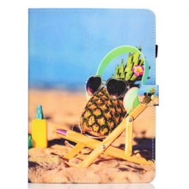Leren Hoesje Voor iPad (2025) Strandananas