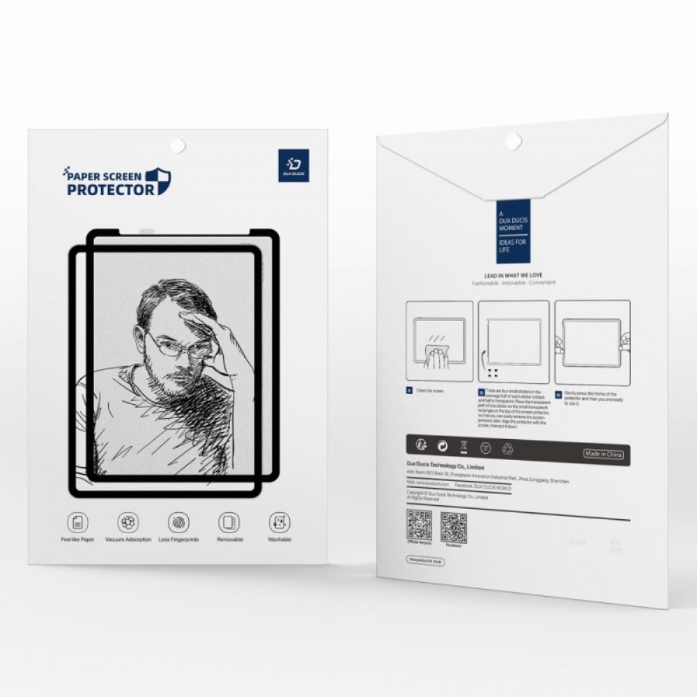 Schermbeschermer Voor iPad (2025) / 10.9" (2022) Naad-serie Dux Ducis