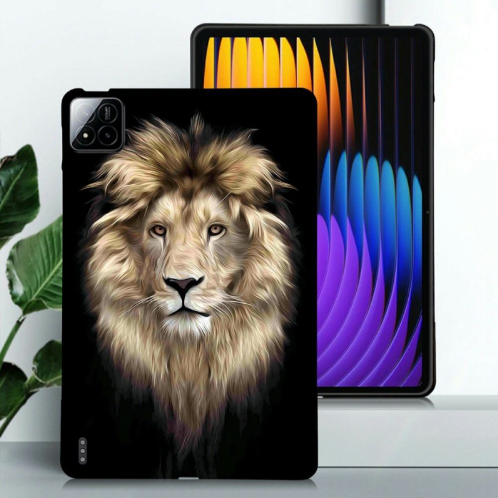 Case Hoesje Xiaomi Pad 7 / 7 Pro Telefoonhoesje Leeuwmotief