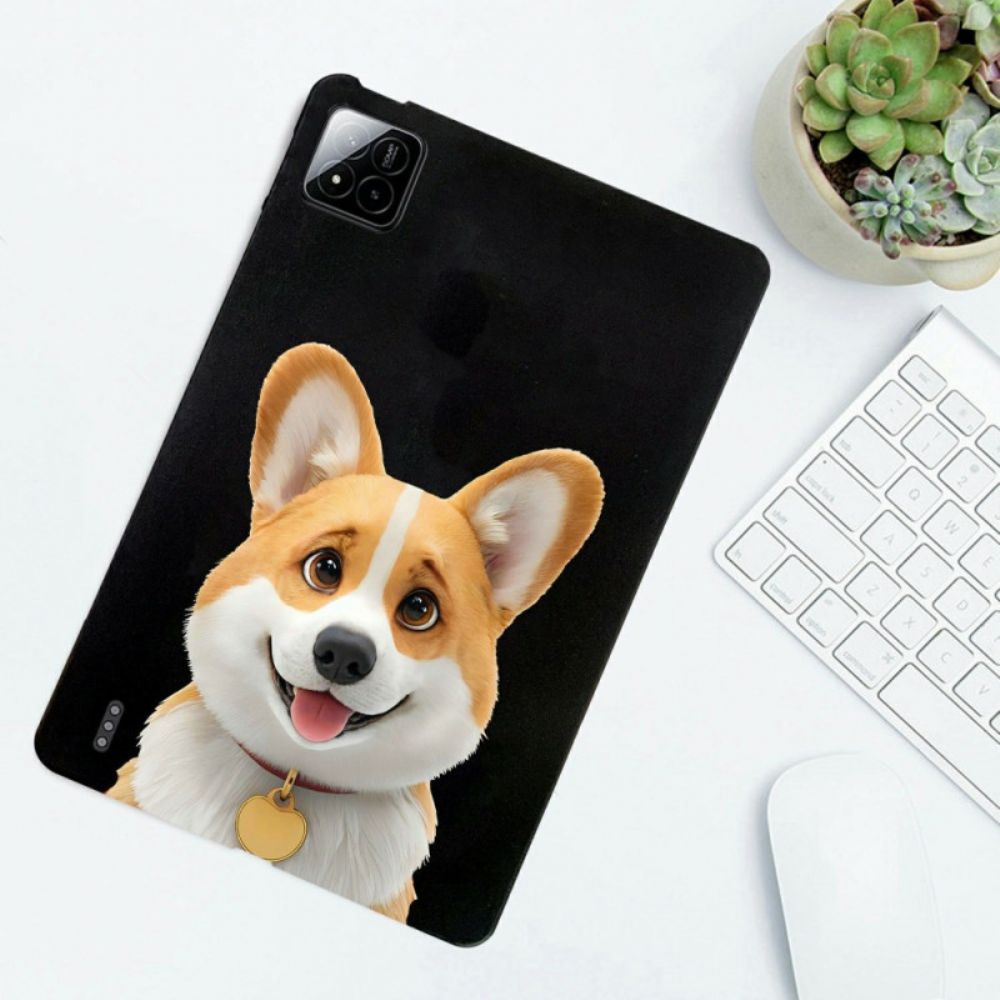 Cover Hoesje Xiaomi Pad 7 / 7 Pro Telefoonhoesje Corgi-motief