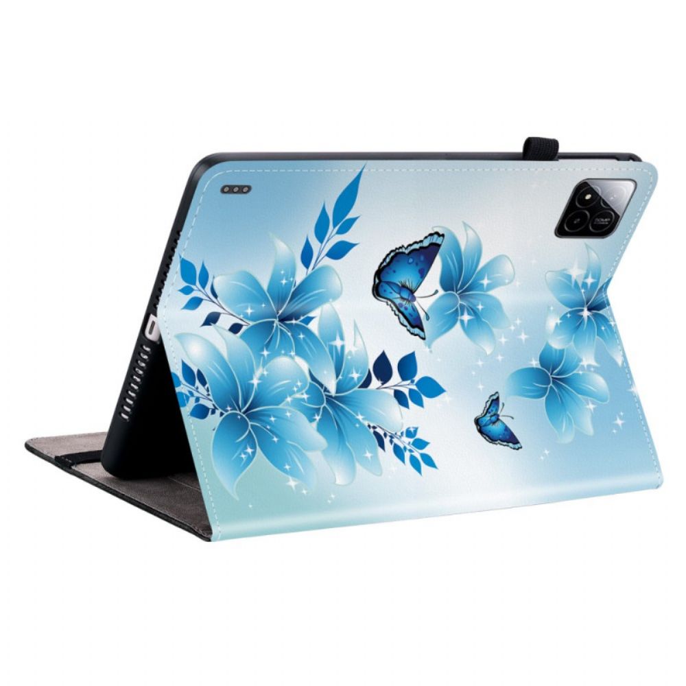 Cover Xiaomi Pad 7 / 7 Pro Blauwe Decoratie