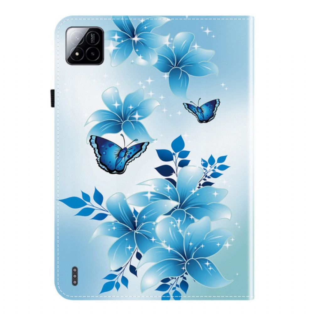Cover Xiaomi Pad 7 / 7 Pro Blauwe Decoratie